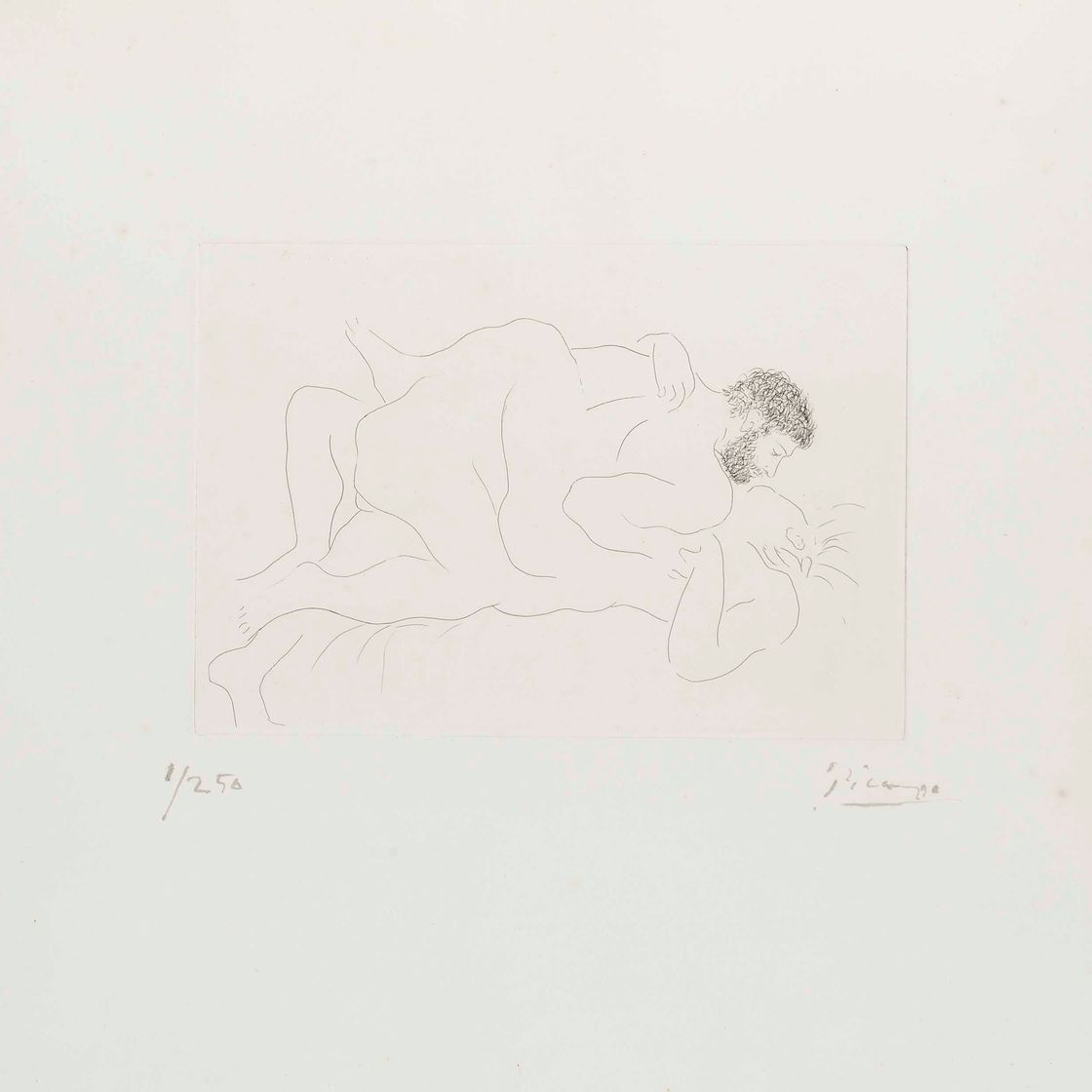 Pablo Picasso — Мужчина и женщина (Bloch 77; Baer 118)