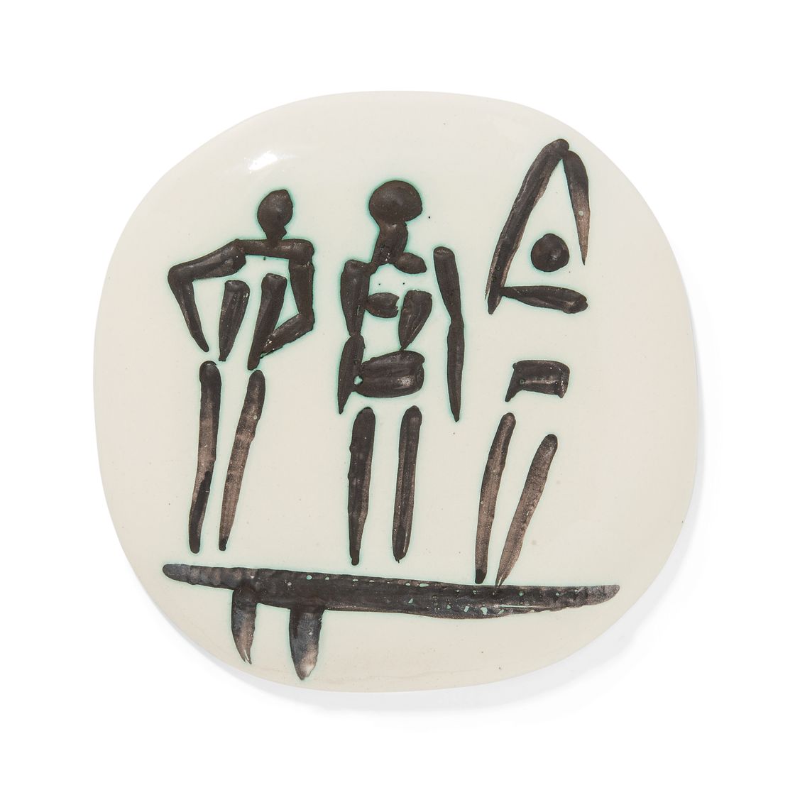Pablo Picasso — Трое персонажей в Тремплене ( A.R. 375 )