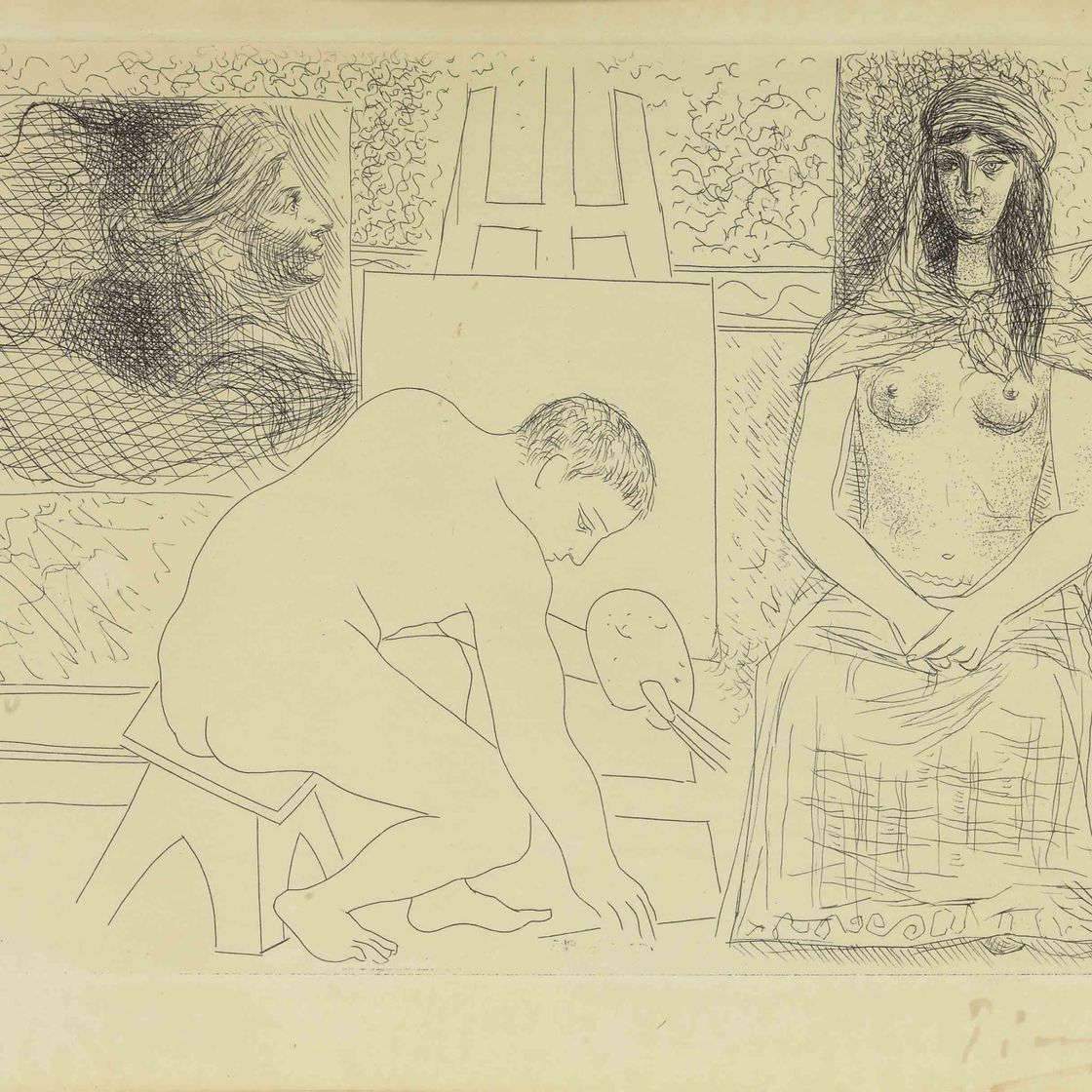 Pablo Picasso — Пьер Рамассан, сын Пинсо, из "Шеф-повара в Конну" (стр. 88; стр. 129; см. стр. 20)