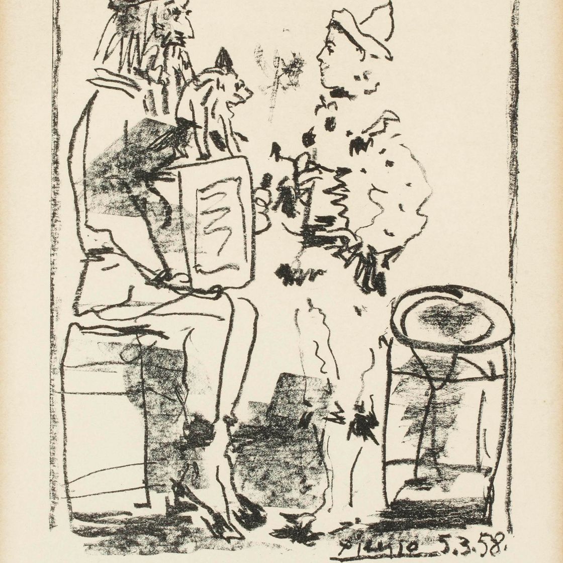 Pablo Picasso — Сальтимбанки (книги Крамера, 99)