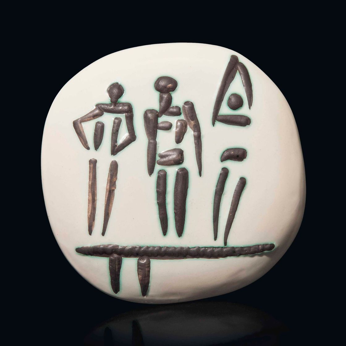 Pablo Picasso — Трое персонажей в Тремплене (A.R. 375)