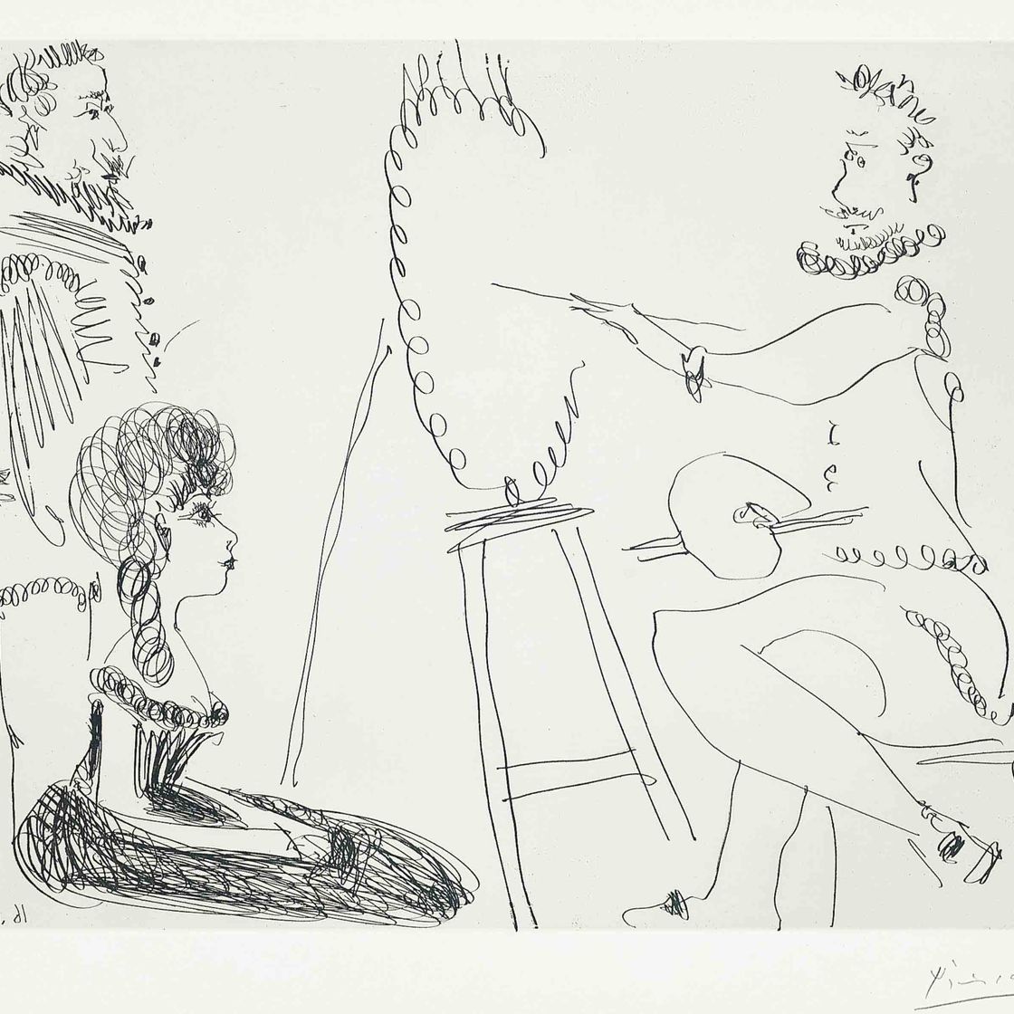 Pablo Picasso — Портретист (Блох, 1234; Медведь, 1471)