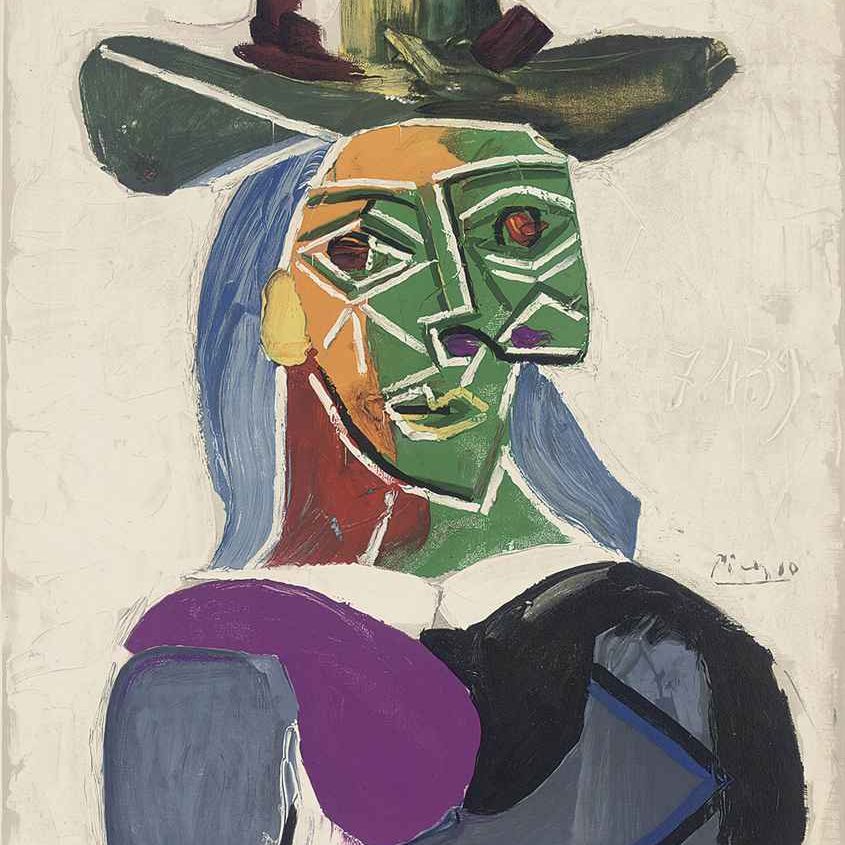 Pablo Picasso — Выставочный плакат "Мастер современного искусства", Галерея Бейелер, Базель, 1956 (Цвиклитцер, 105)