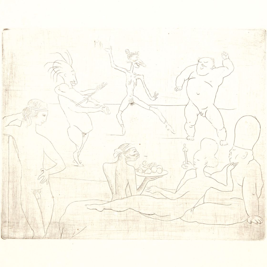Pablo Picasso — Танец из "Сюиты Сальтимбанков"