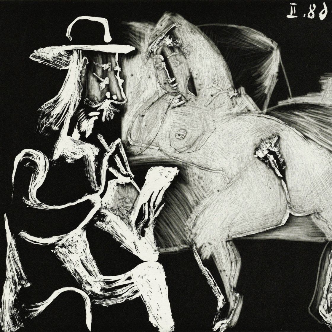 Pablo Picasso — Мой десерт с вводной частью к блюду для единственной женщины, от Séries 347