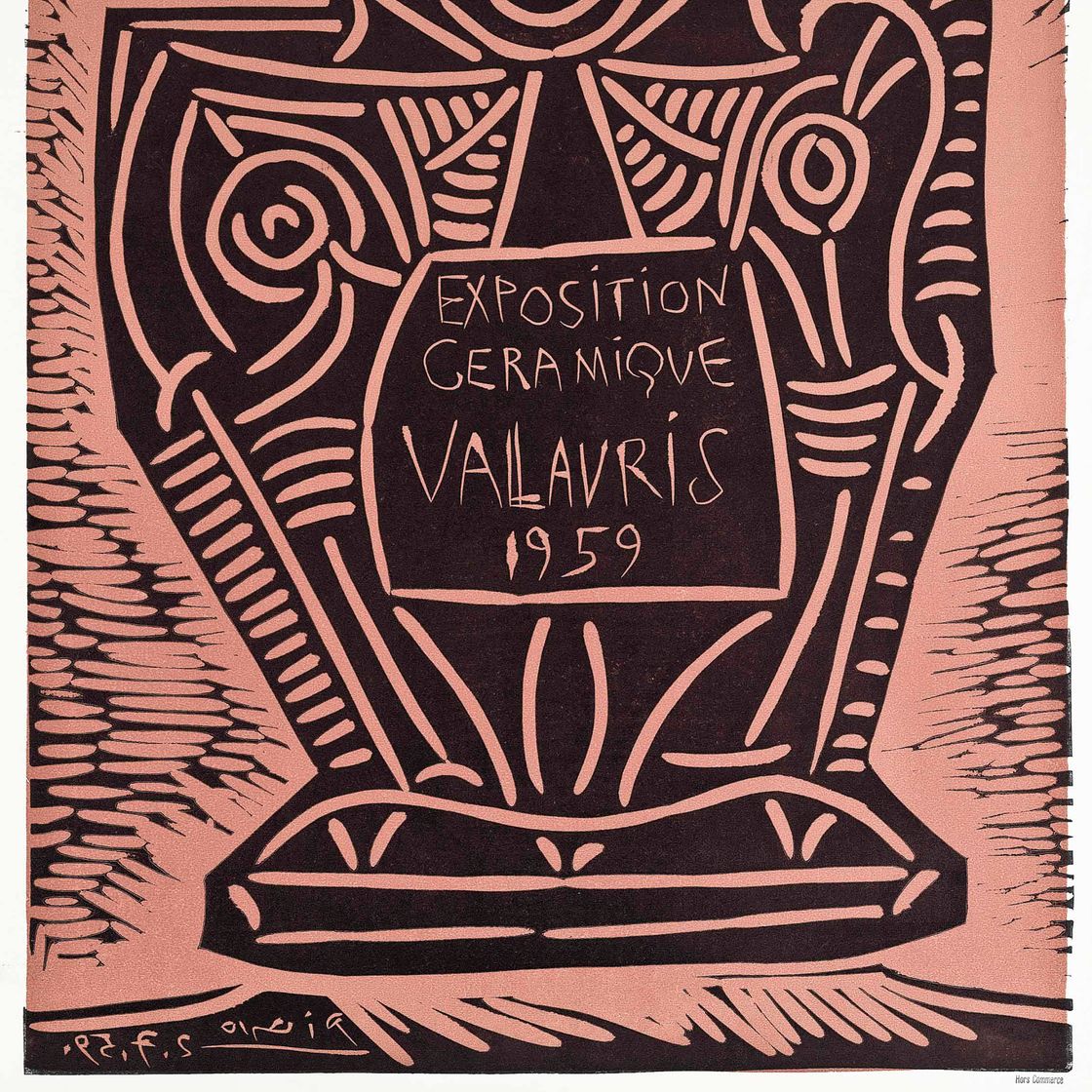 Pablo Picasso — Выставка Сермики Валлорис, 1959 (Блох, 1286; Бэр, 1216 (Б.Б.))