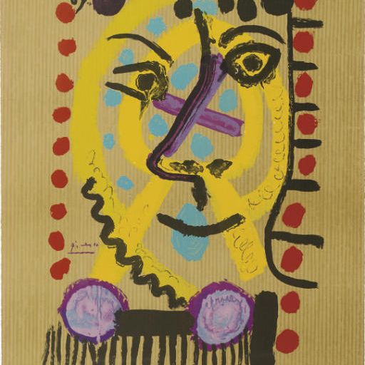 Pablo Picasso — Воображаемые портреты : Одна тарелка