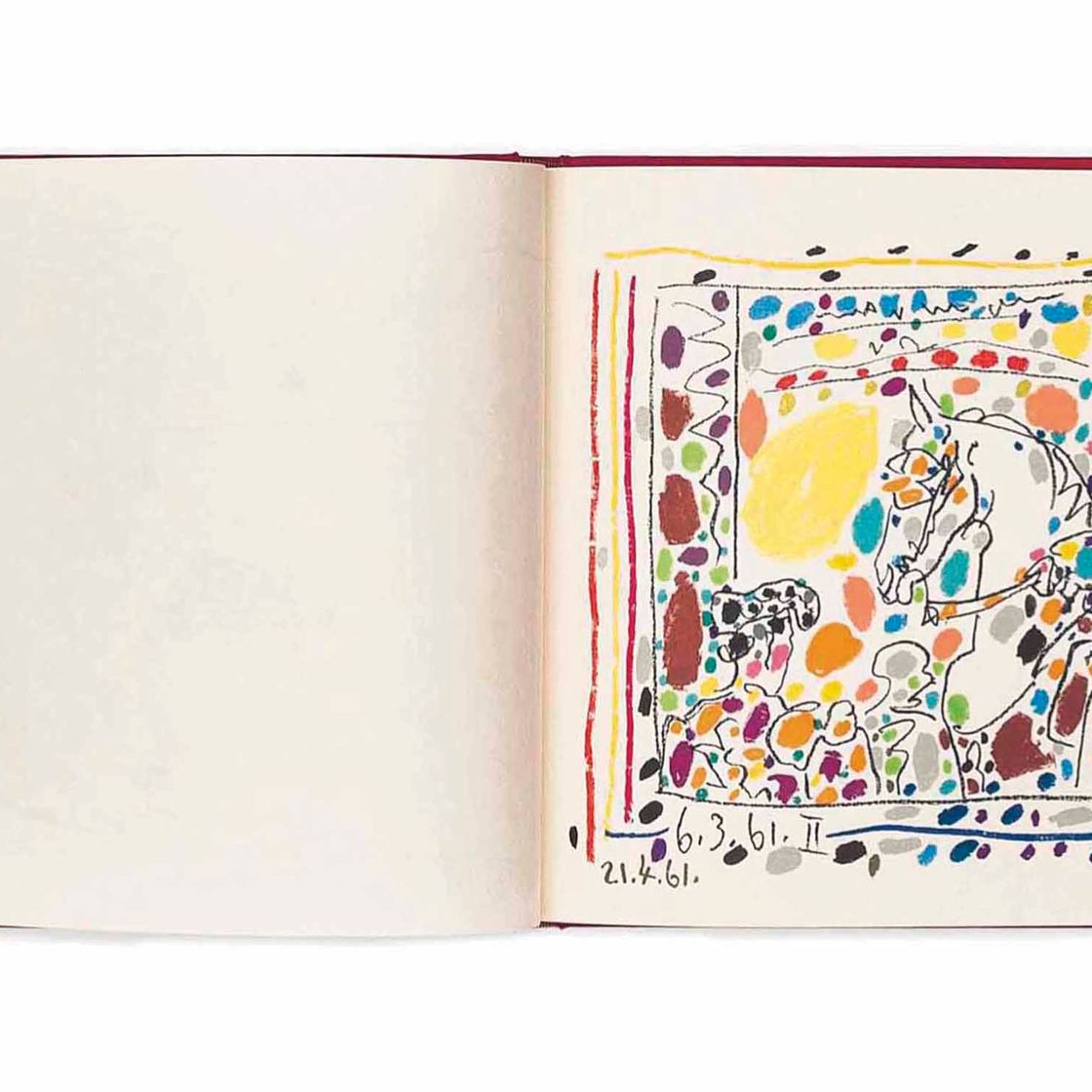 Pablo Picasso — "Лос-Торос" Хайме Сабарте, редактор Андре Соре, Монте-Карло, 1961 год
