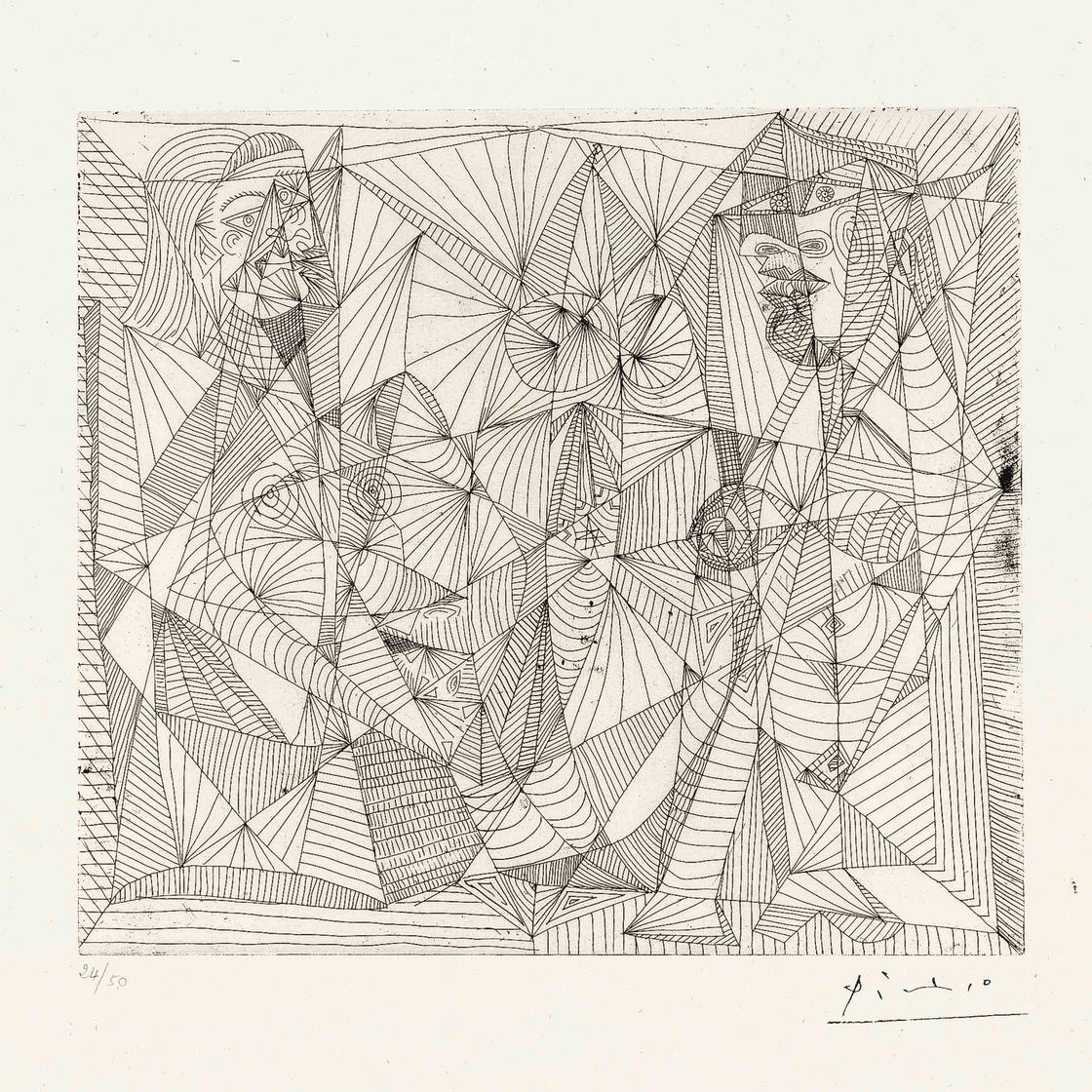 Pablo Picasso — Фигуры-двойки (Блох 309; Бэр 645)