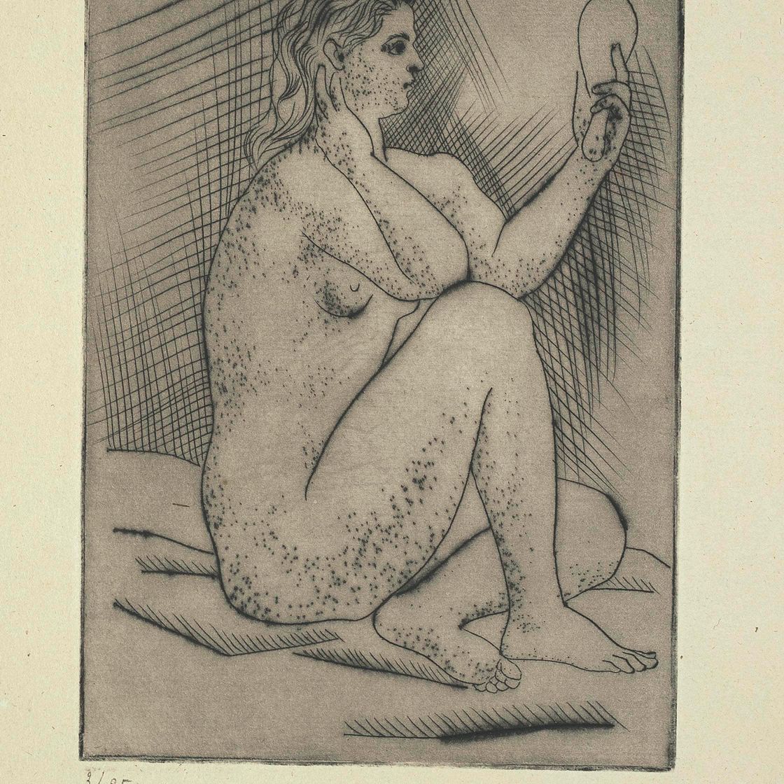 Pablo Picasso — Женщина в мире (B. 52; Ba. 69IIb.1)