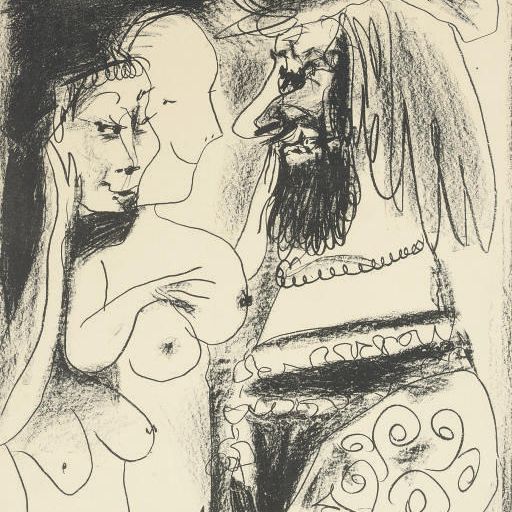 Pablo Picasso — Старый король (B. 869; M. 317)