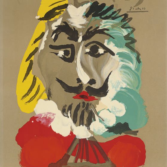 Pablo Picasso — Воображаемые портреты : одна тарелка