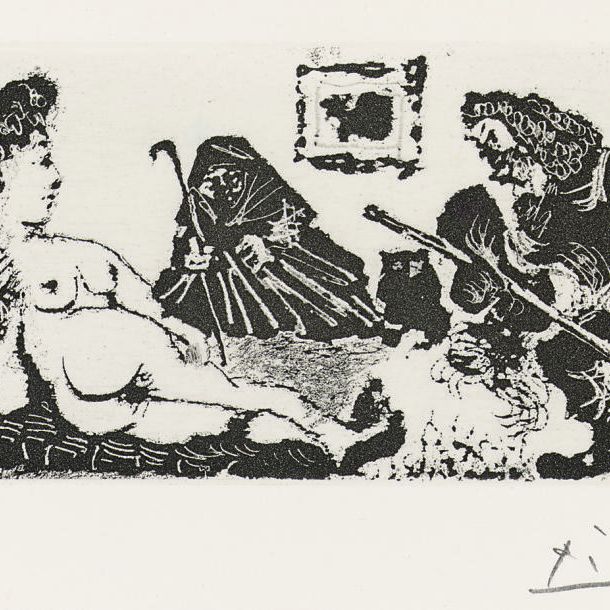 Pablo Picasso — Бывшая прекрасная ученица Селестины из серии 347 (р. 1593; Б.А. 1609)