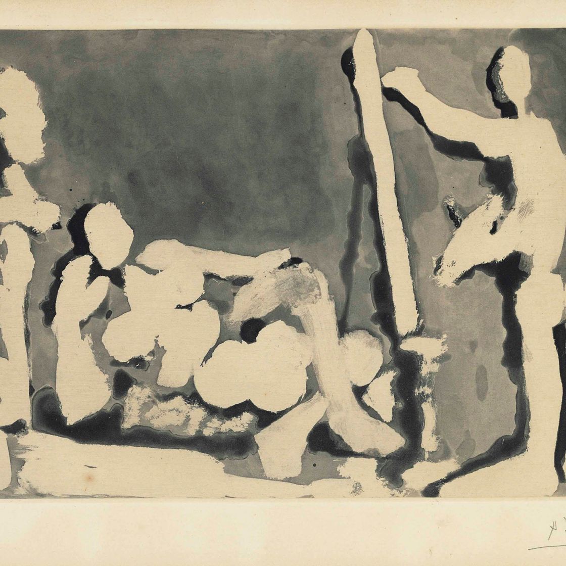 Pablo Picasso — Художник и модель одной скульптуры II