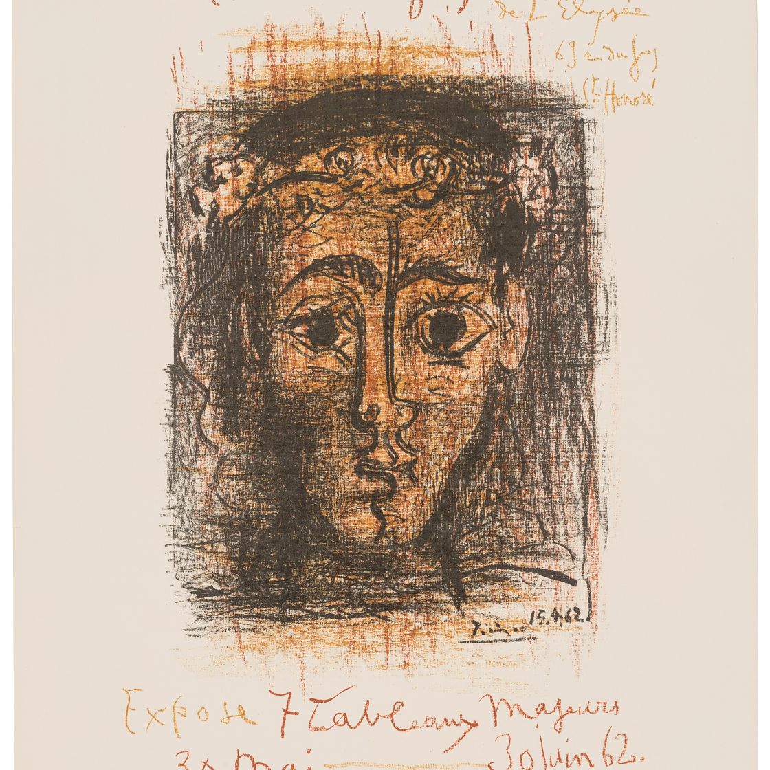 Pablo Picasso — Плакат для галереи Алекса Магуи