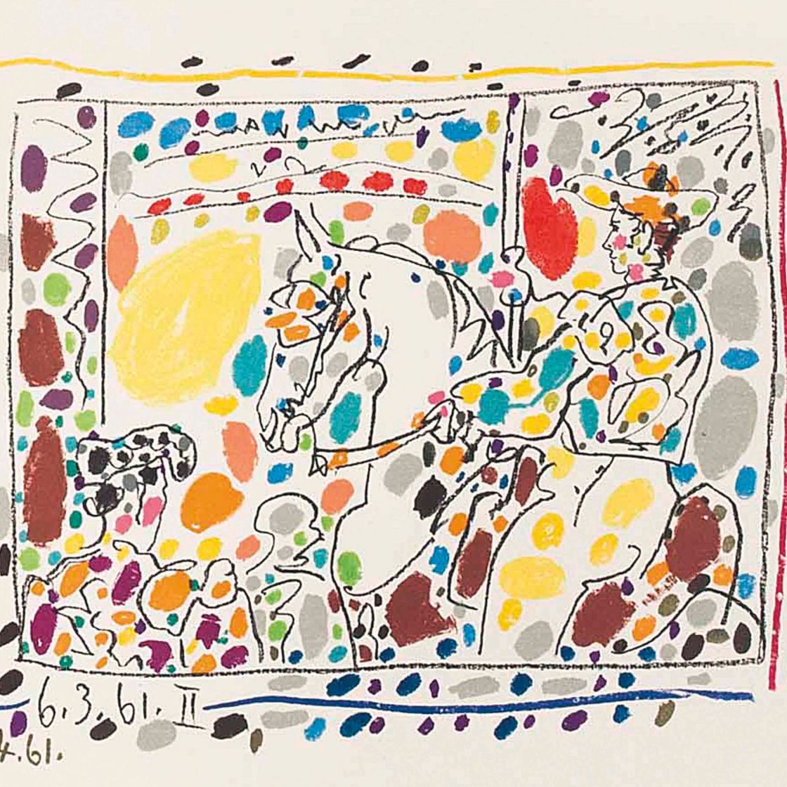 Pablo Picasso — "Лос-Торос" Хайме Сабарте, редактор Андре Соре, Монте-Карло, 1961 год, изображение 1