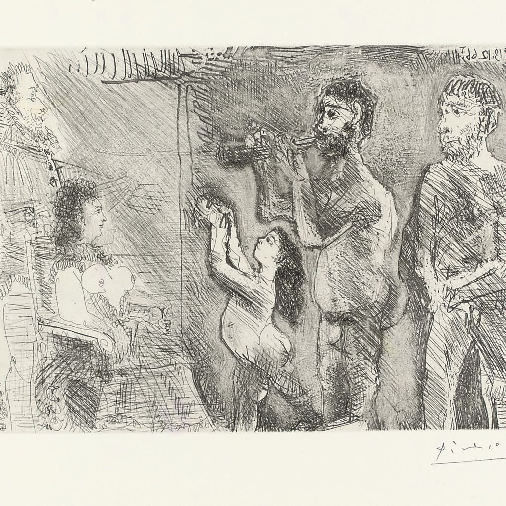 Pablo Picasso — Дивертисмент (B. 1437; Ba. 1467 IVBa)