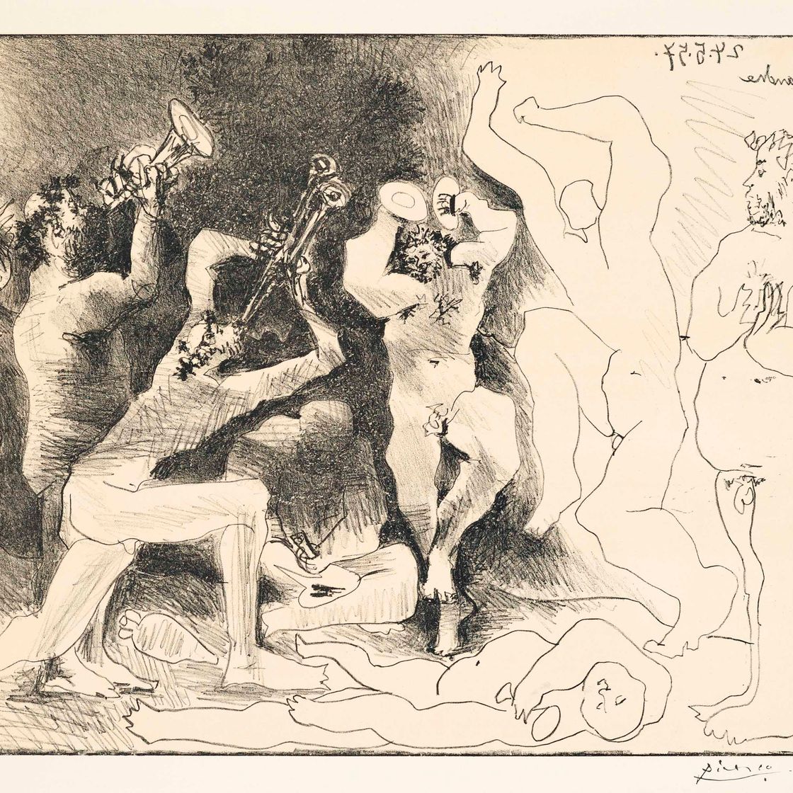 Pablo Picasso — Танец фавнов (Блох 830; Мурло 291)