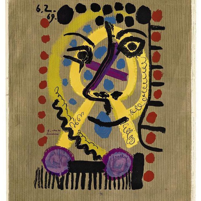 Pablo Picasso — Одна тарелка от Les Portraits Imaginaires