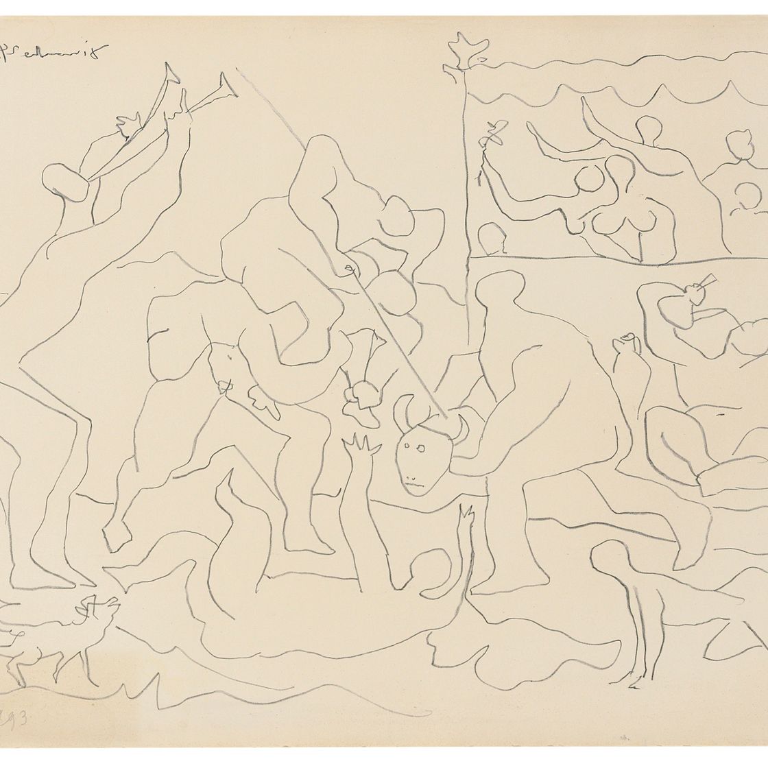 Pablo Picasso — Начало корриды