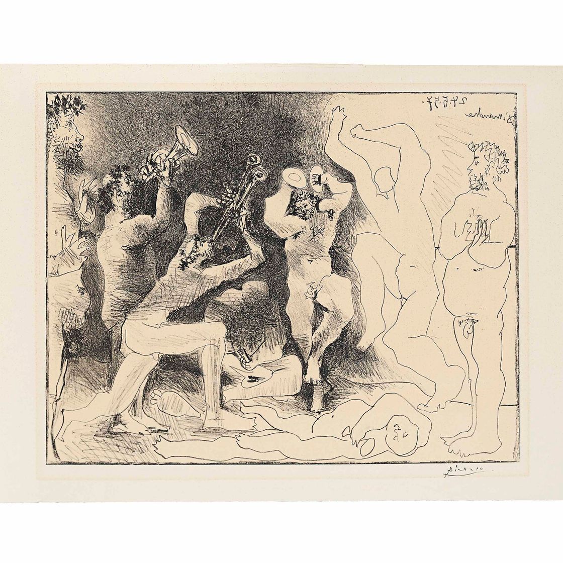 Pablo Picasso — Танец фавнов (Блох 830; Мурло 291)