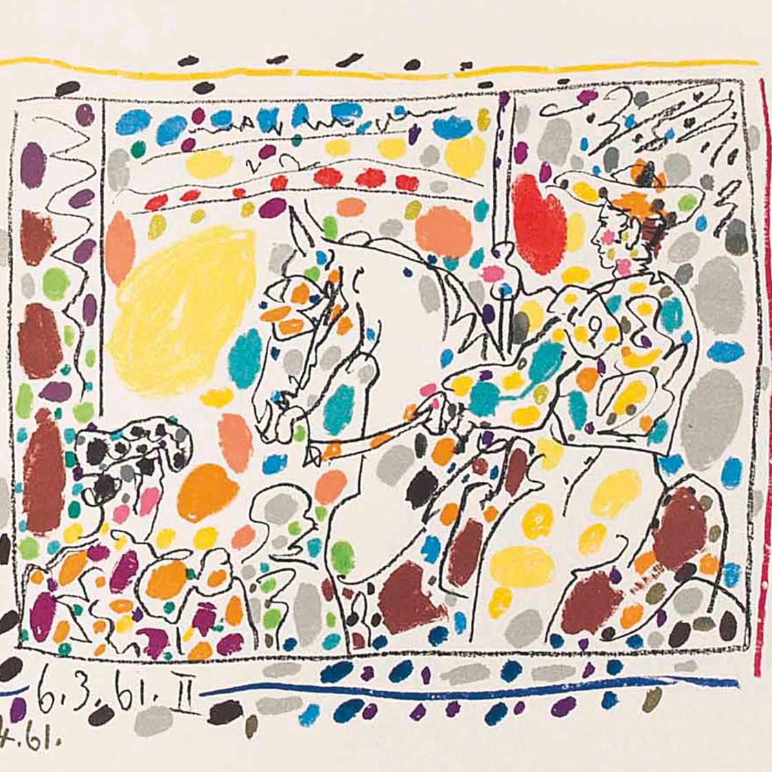 Pablo Picasso — "Лос-Торос" Хайме Сабарте, редактор Андре Соре, Монте-Карло, 1961 год, изображение 4