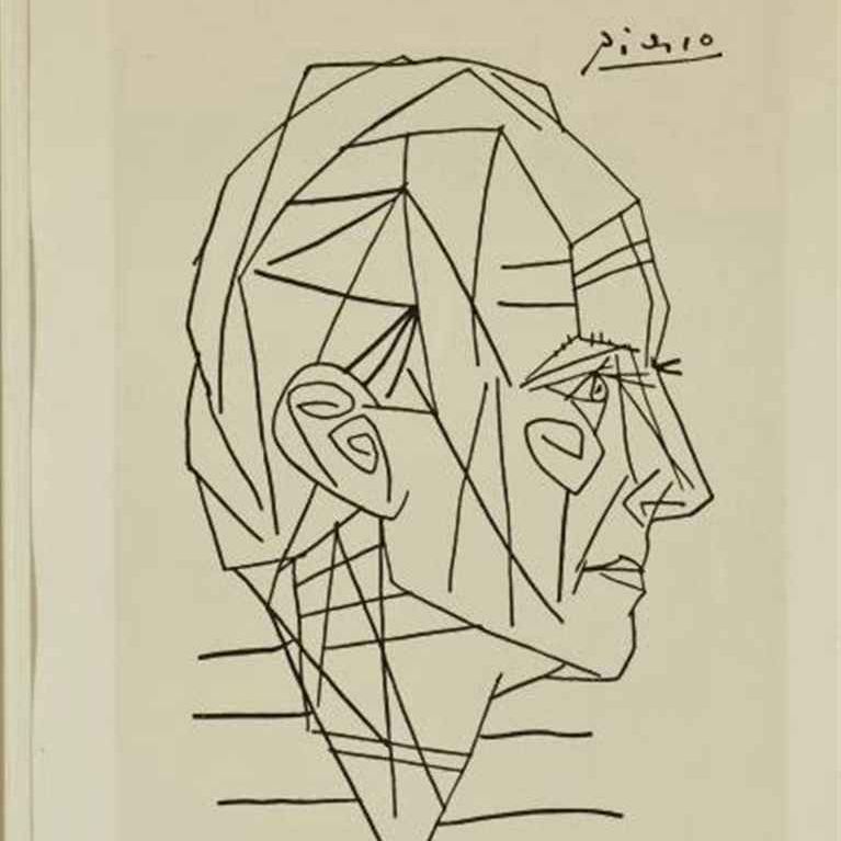 Pablo Picasso — Портрет Поля Элюара (ср. Czwiklitzer 109)