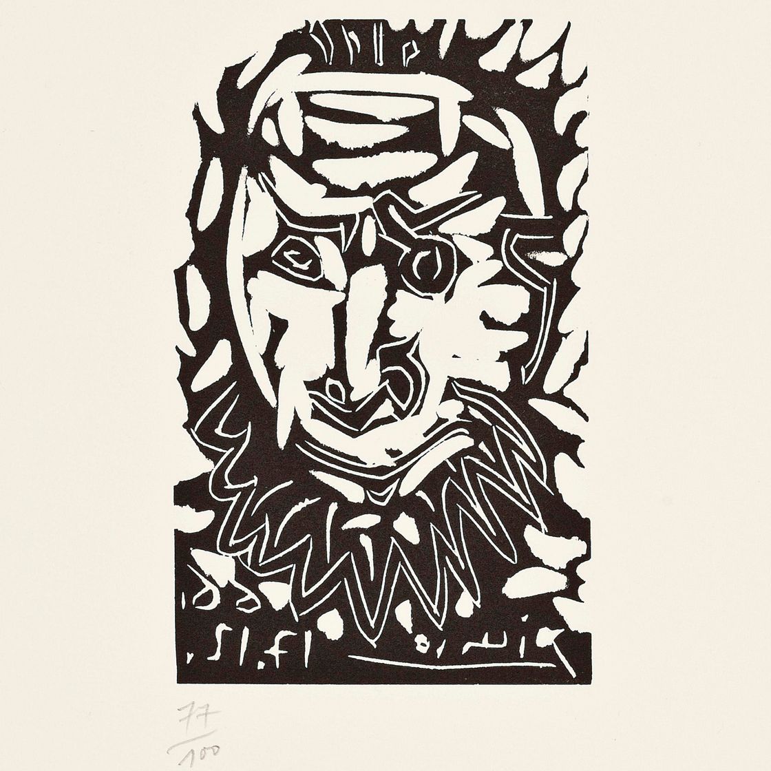 Pablo Picasso — Встреча с человеком Барбу (Блох, 1240; Бэр, 1850)