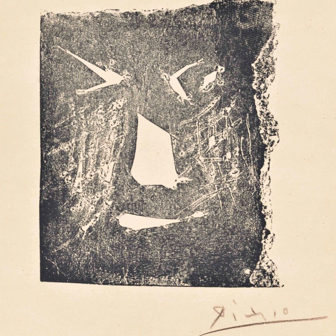 Pablo Picasso — Прозрачные пленки: Одна пластина