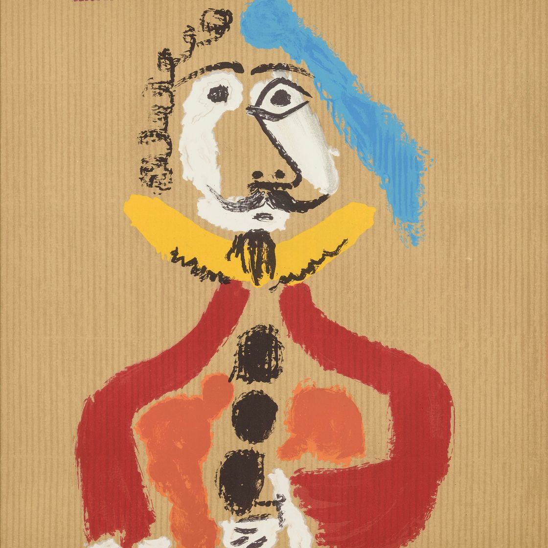 Pablo Picasso — Одна тарелка, из серии "Воображаемые портреты"