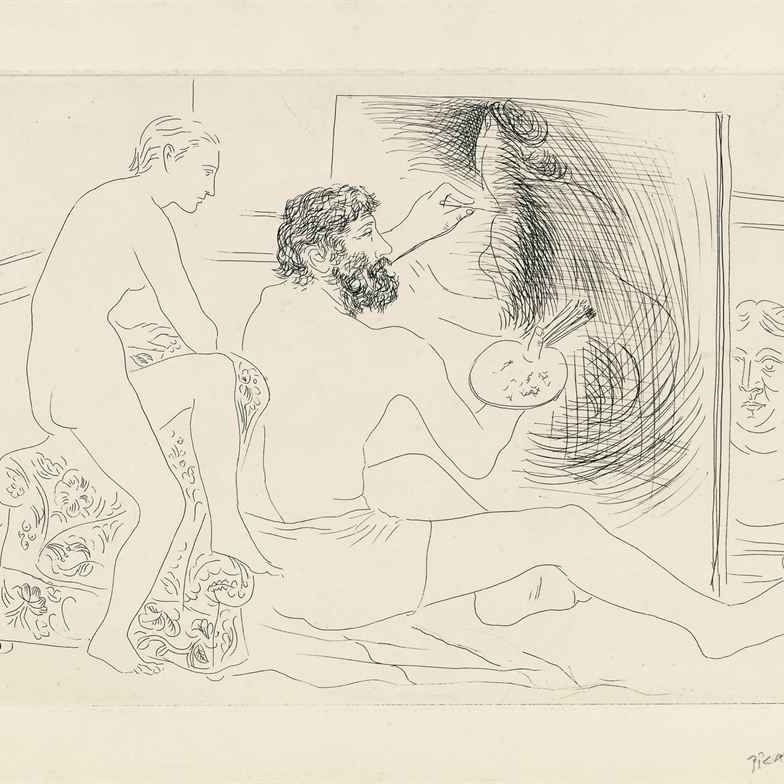 Pablo Picasso — Художник-путешественник, от шеф-повара в Конну (Блох, 89; Крамер Букс, 20)