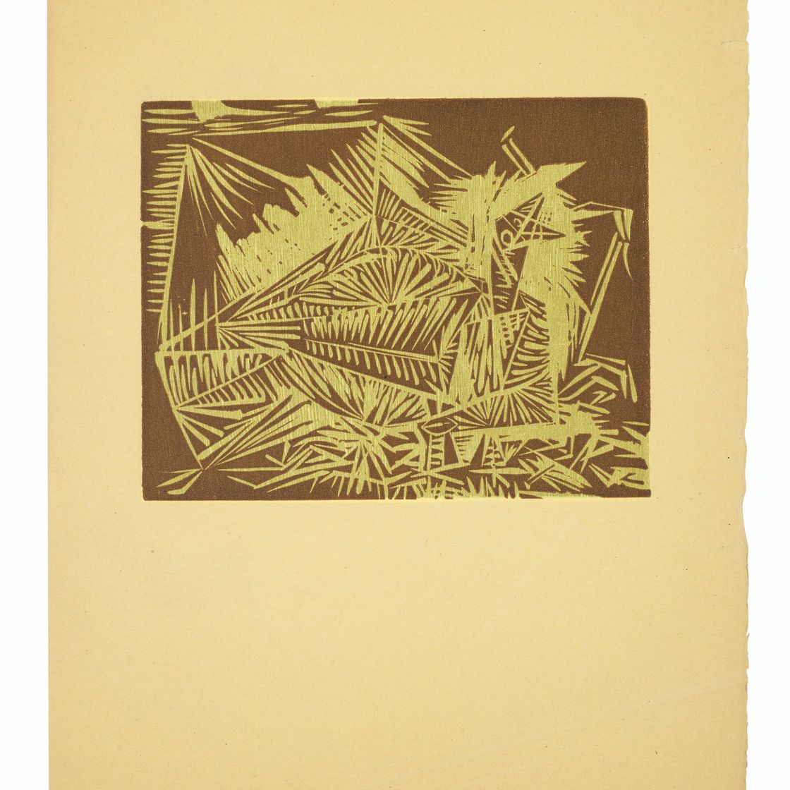 Pablo Picasso — Голубино, из "40 дней Пикассо и Марж дю Буффон"