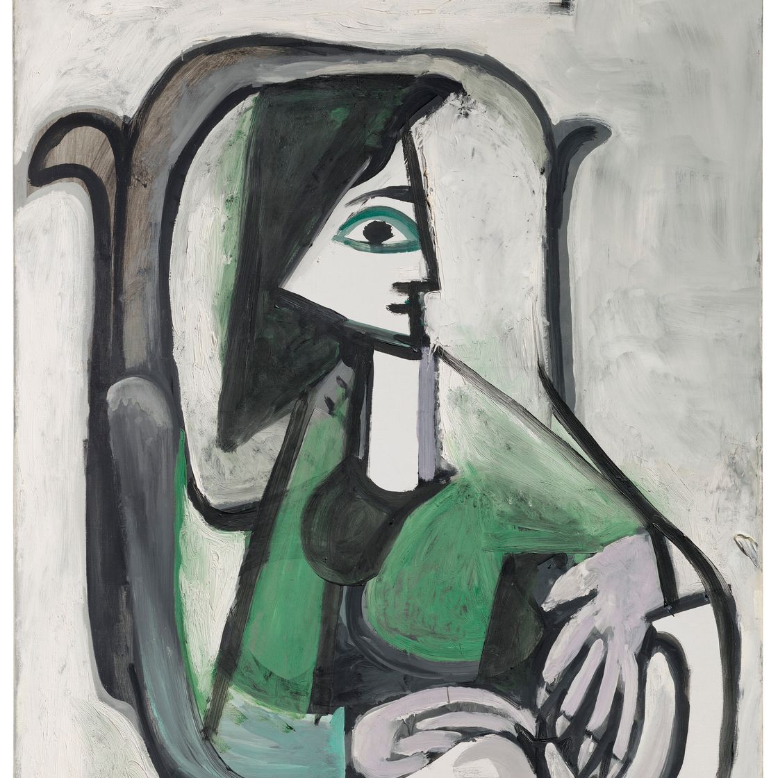 Pablo Picasso — Профиль женщины без комплексов (III), изображение 3