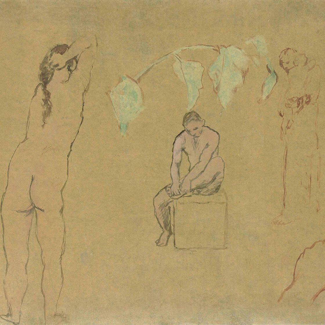 Pablo Picasso — Этюд для "Сальтимбанков"