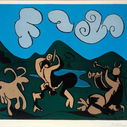 Pablo Picasso — Фавны и девы (B. 934; Ba. 1263 Bh2)