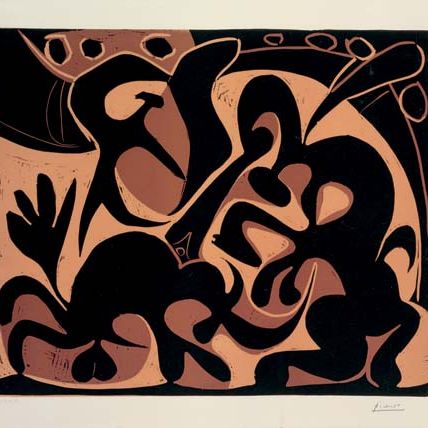 Pablo Picasso — Пике (темно-бежевый) (B. 909; Ba. 1226 IIBb)
