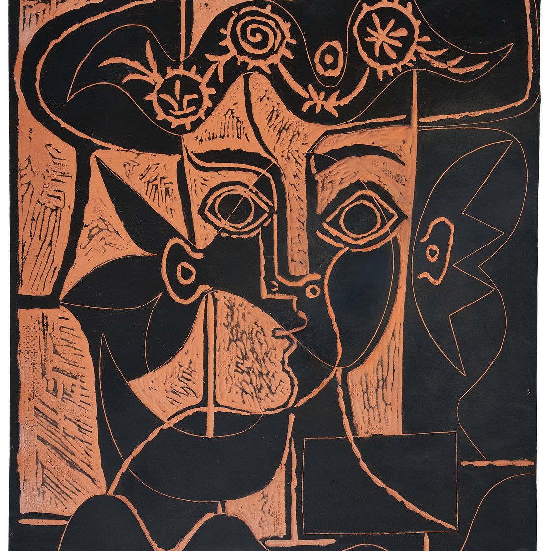 Pablo Picasso — Большой тет-а-тет с женщиной в главной роли (A.R. 518)