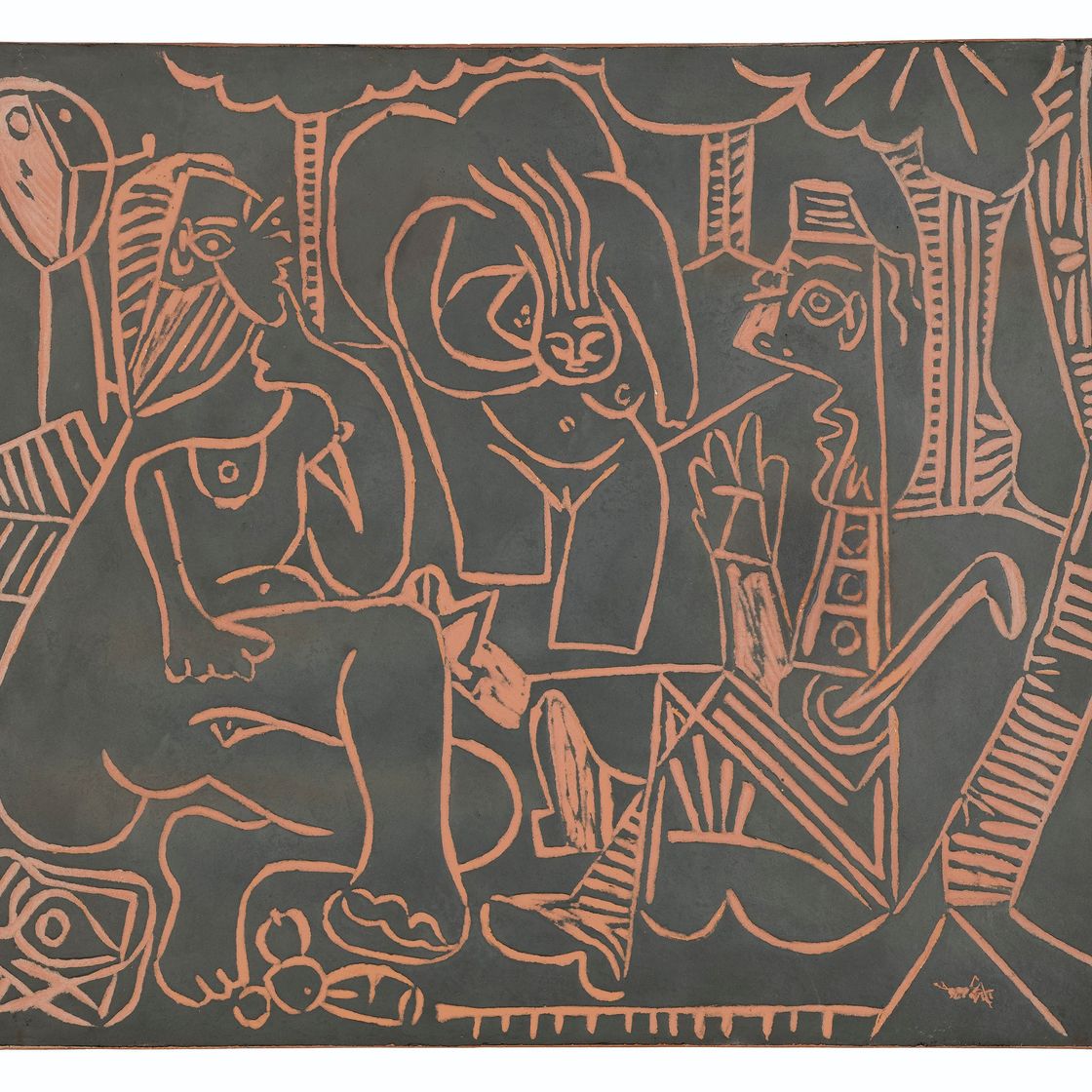 Pablo Picasso — Встреча на траве (A.R. 517)