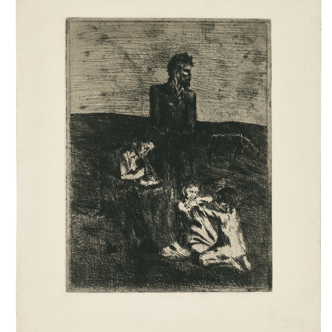 Pablo Picasso — Нищие, изображение 1