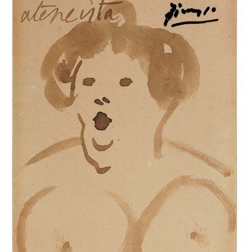 Pablo Picasso — Прическа "Ля Ваш" (женский шиньон)