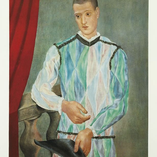 Pablo Picasso — Арлекин из "Барселонской сюиты" (230 чешских крон)