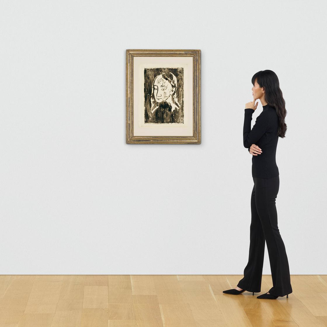 Pablo Picasso — Бюст молодой женщины из трех четвертинок, изображение 3