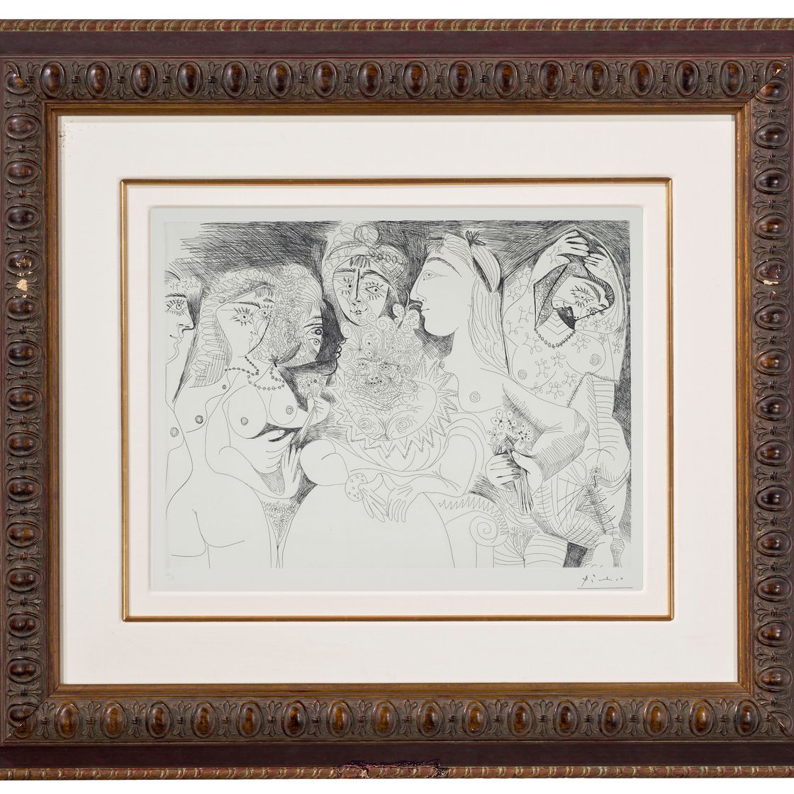 Pablo Picasso — Ла Сери 156 : три гравюры, изображение 7