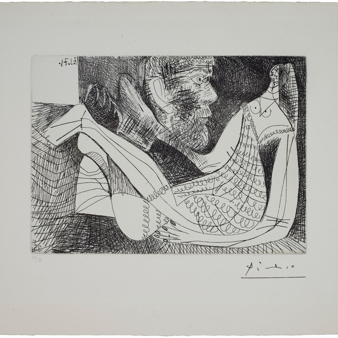Pablo Picasso — Ла Сери 156 : три гравюры, изображение 8