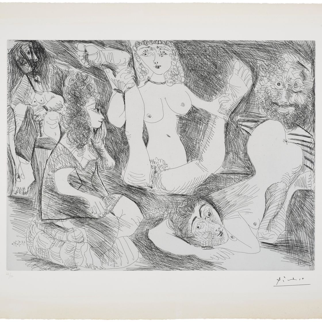 Pablo Picasso — Ла Сери 156 : три гравюры, изображение 9