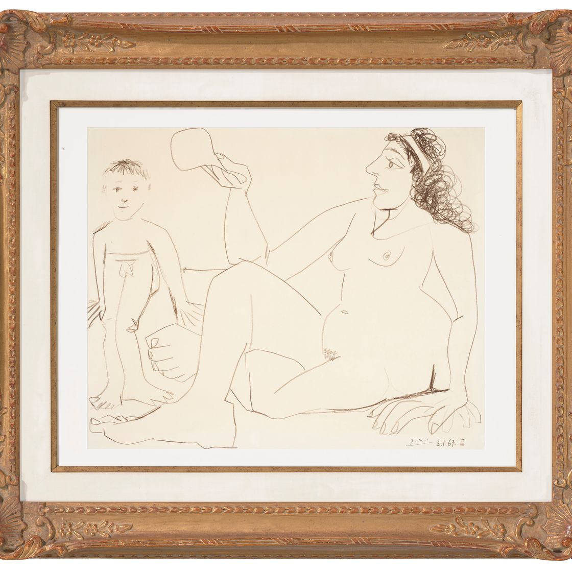 Pablo Picasso — Женщина в мире и в одиночестве, изображение 2