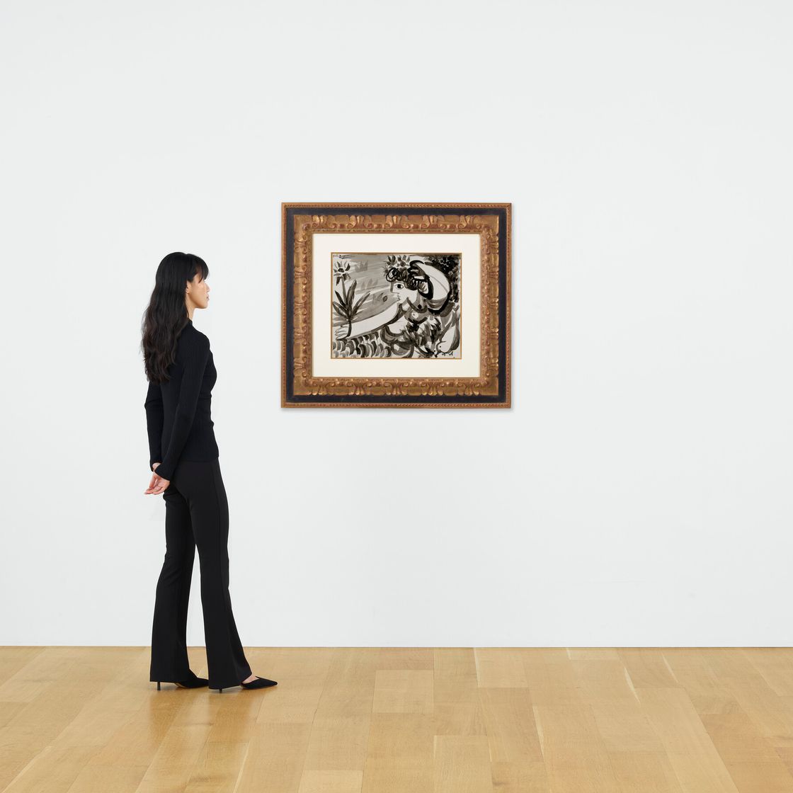Pablo Picasso — Женщина, цветы и изюм (спереди); Трое мужчин (сзади), изображение 5