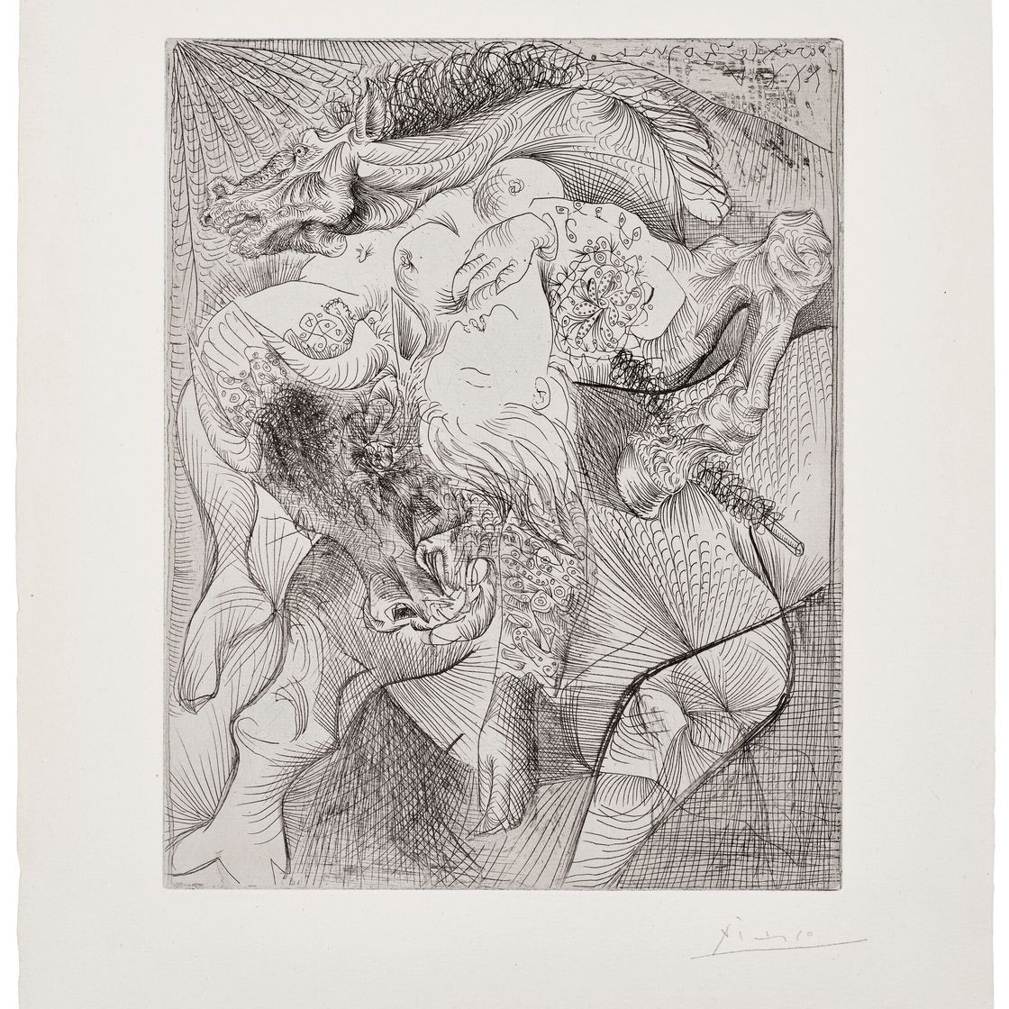 Pablo Picasso — Мария-Тереза в роли роковой тореро из "Ла Сюит Воллар", изображение 1