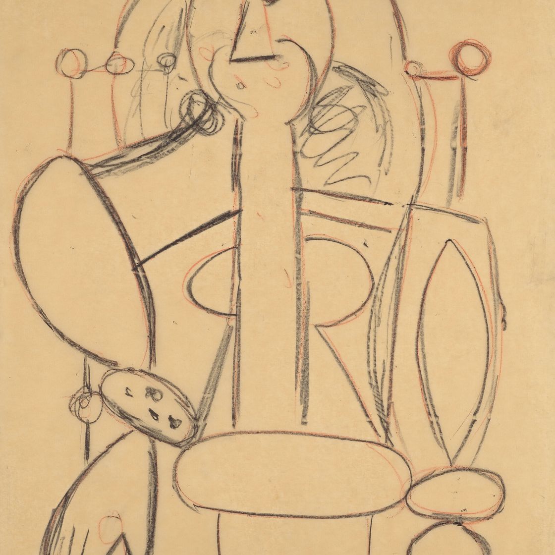 Pablo Picasso — Женщина в одиночестве