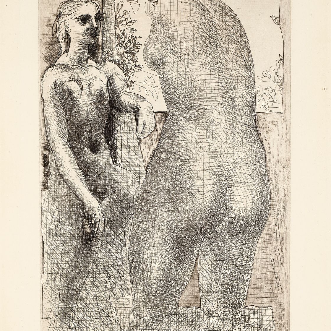 Pablo Picasso — Модель и большая скульптура души из коллекции La Suite Vollard